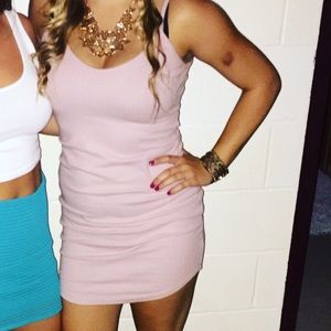 Light pink express dress